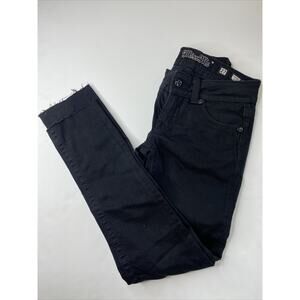 Miss Me jeans womens size 27 skinny black mid rise stretch denim